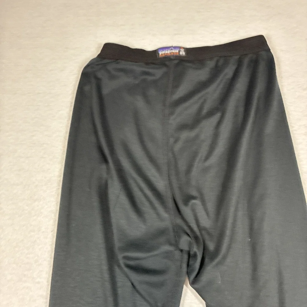 PATAGONIA Men's Capilene 3 Midweight Bottoms Black Baselayer Size Medium Outdoor